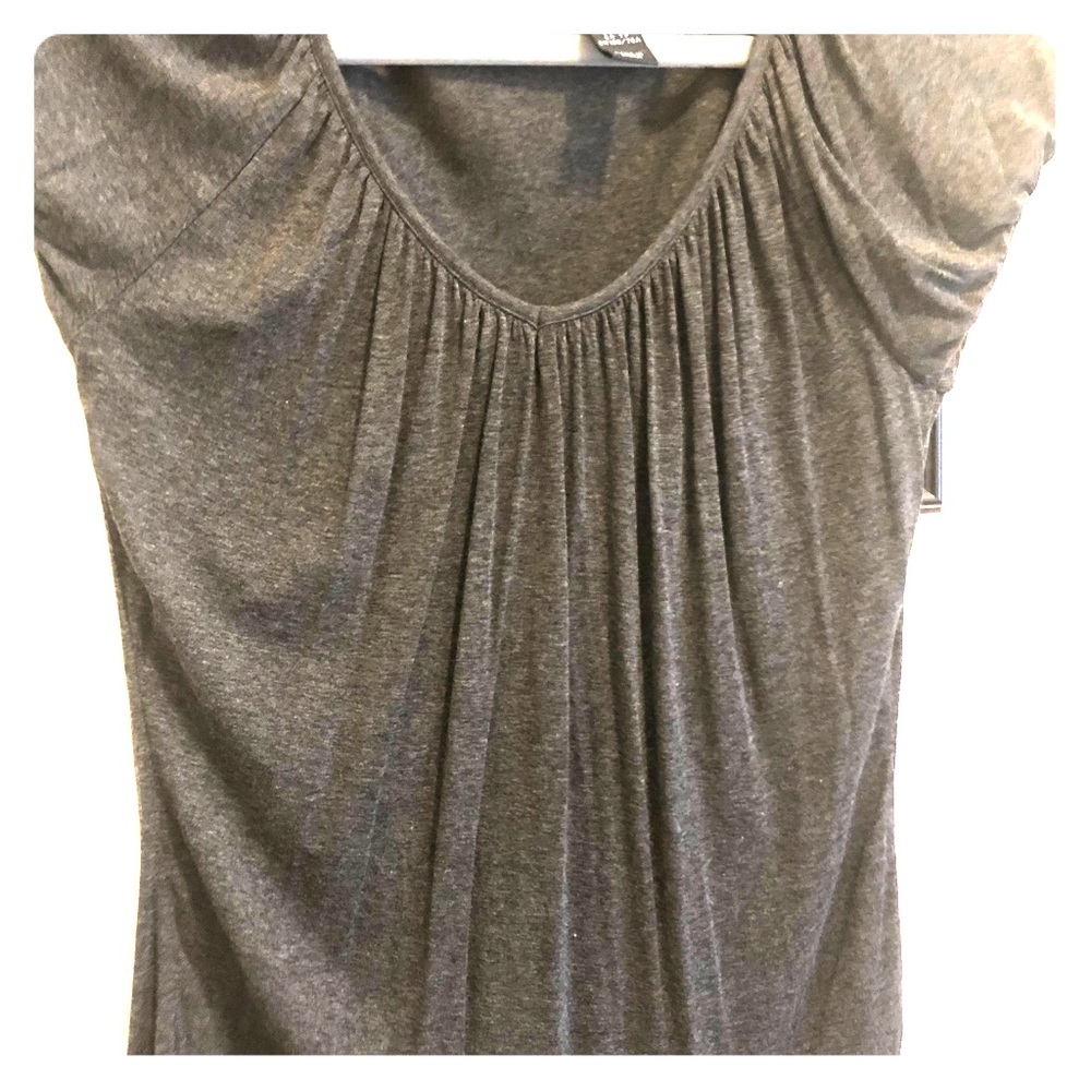 Grey H&M Pleated Top